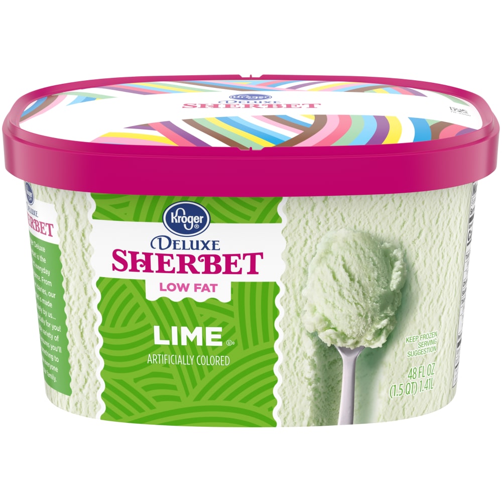輝く高品質な 48 Sherbet, Lime Fat Low Deluxe Kroger® fl QFC - oz その他