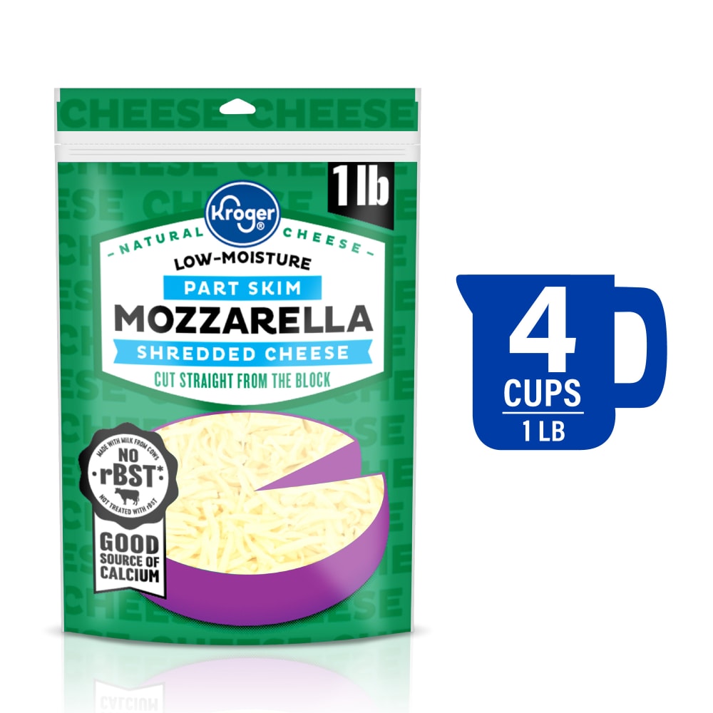 Smith S Food And Drug Kroger Shredded Mozzarella Cheese 16 Oz