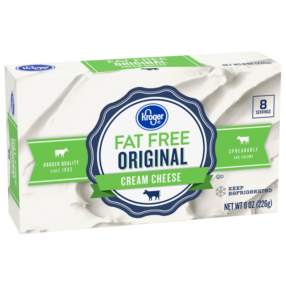 Qfc Kroger Fat Free Original Cream Cheese 8 Oz