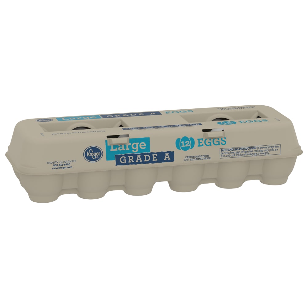Kroger grade a large eggs 12 ct kroger