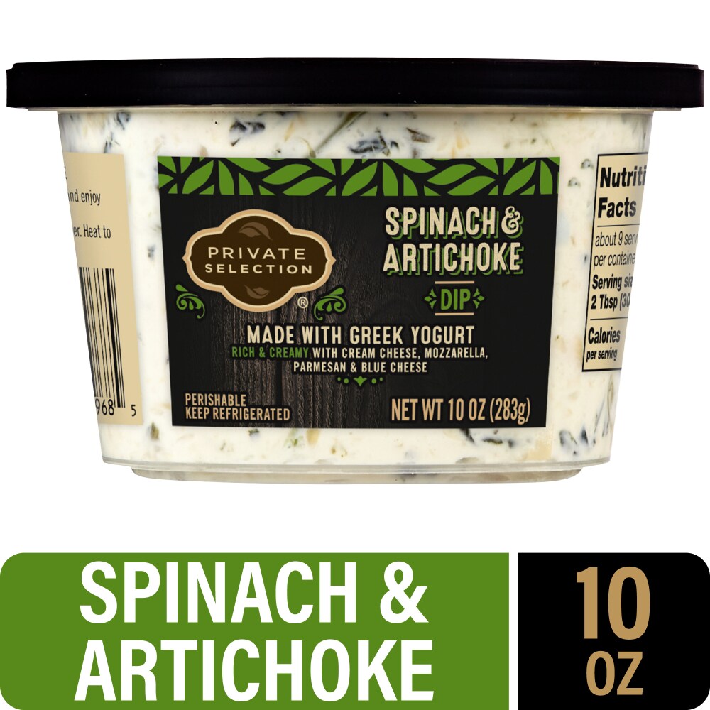 Private Selection® Spinach Artichoke Dip, 10 oz