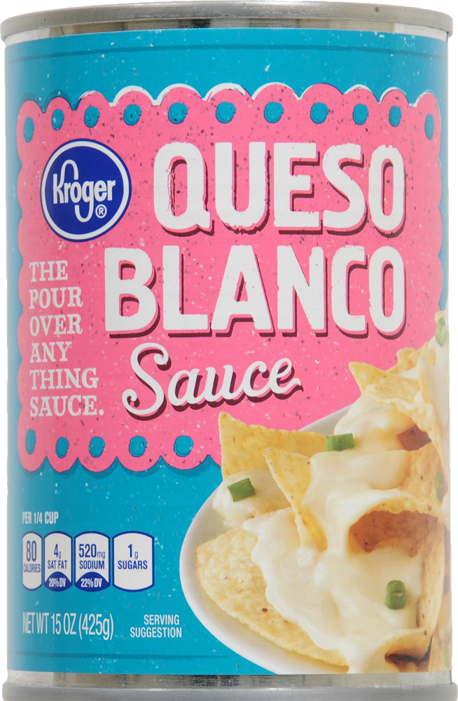 Metro Market Kroger Queso Blanco Sauce 15 Oz