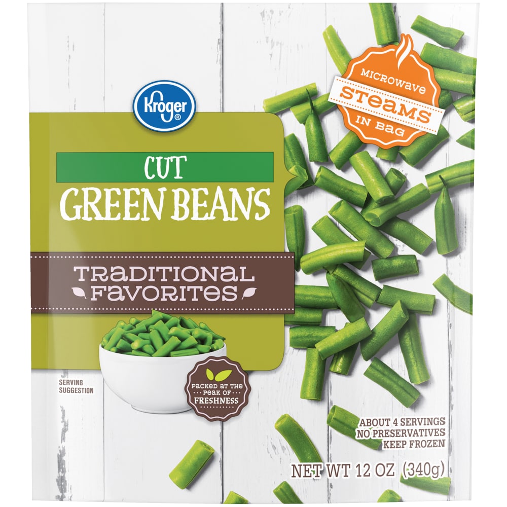 Kroger® Traditional Favorites Frozen Cut Green Beans, 12 oz - Kroger