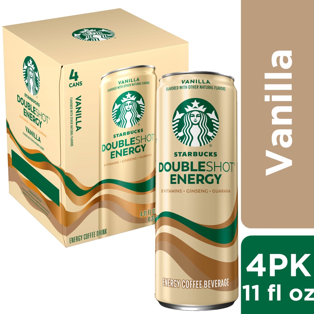 Food 4 Less Starbucks Vanilla Doubleshot Energy Coffee Beverage