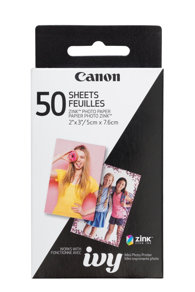 Canon ZP203050 2 x 3 inch ZINK Photo Paper for CLIQ - 50 Sheets, 1 - Ralphs Canon ZP203050 2 x 3 inch ZINK Photo Paper for CLIQ - 50 Sheets, 1 - Ralphs