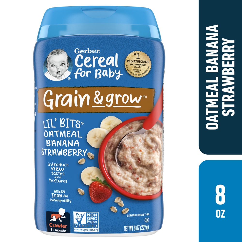 gerber oatmeal and banana cereal