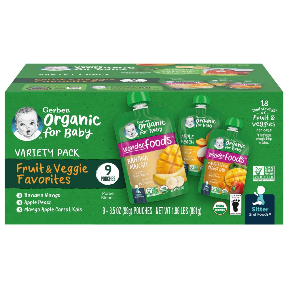 gerber 2 pack baby food