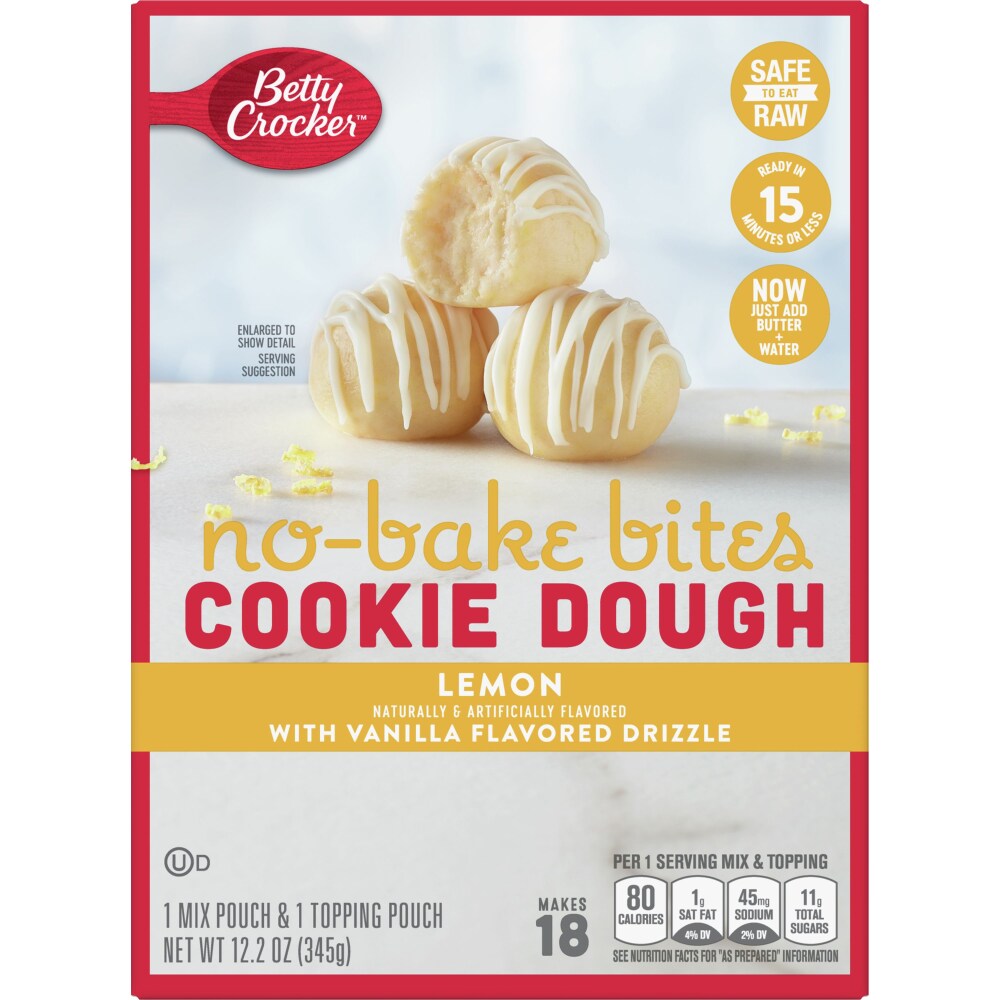 City Market Betty Crocker No Bake Lemon Cookie Dough Bites 12 2 Oz