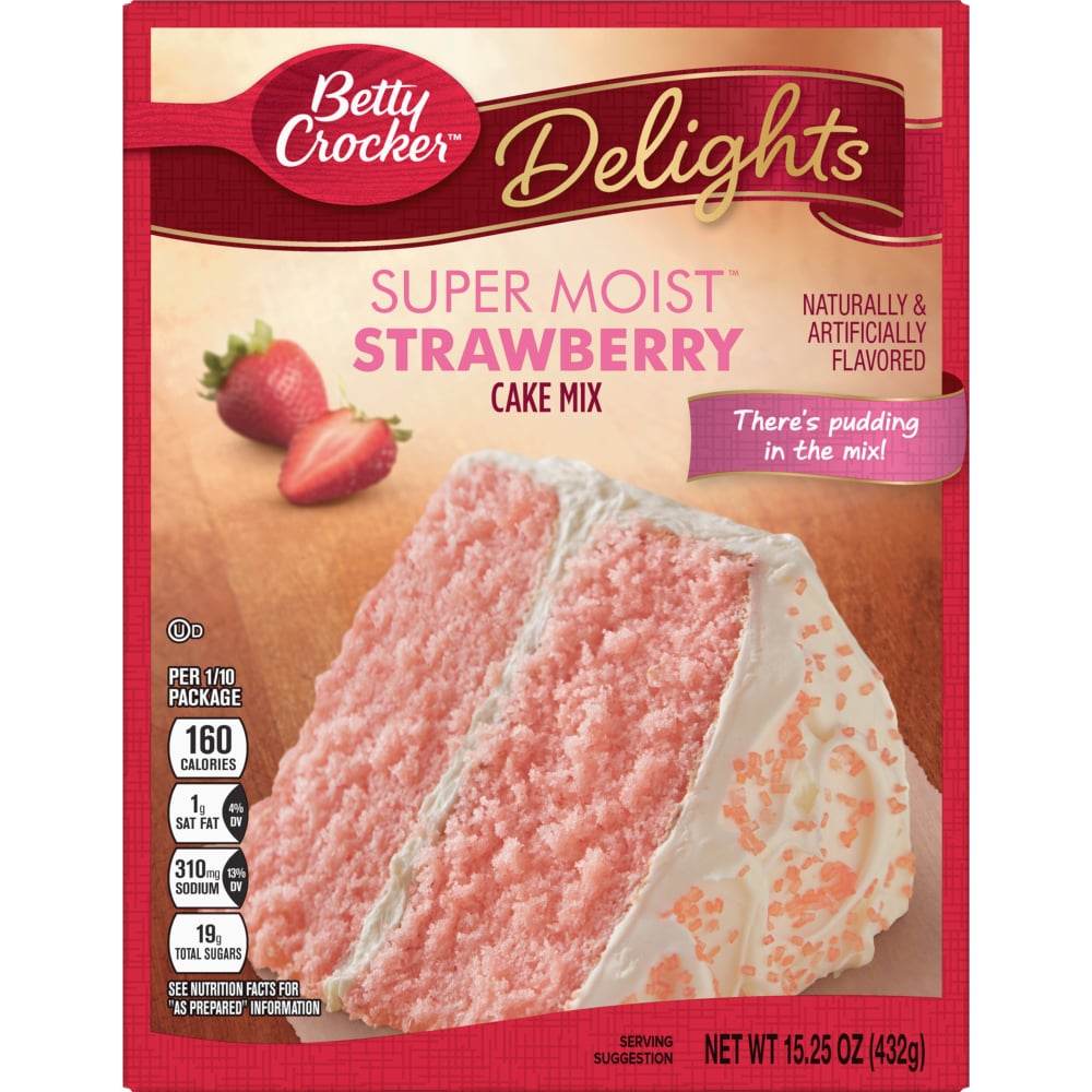 Duncan Hines Premium Moist Deluxe Strawberry Supreme Cake