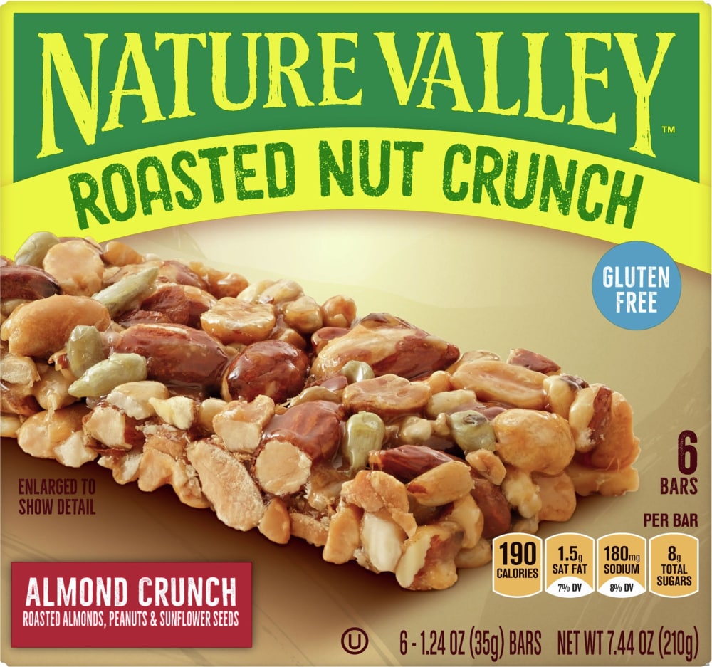 Pick N Save Nature Valley Roasted Nut Almond Crunch Bars 6 Ct 1 24 Oz