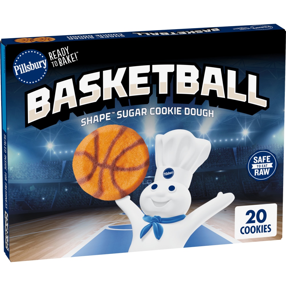 Pillsbury Ready to Bake Basketball Shape Sugar Cookie Dough