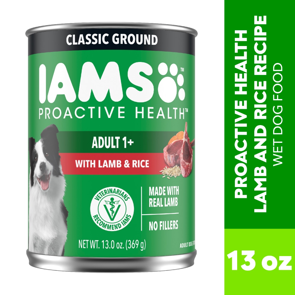 iams chicken and rice canned dog food