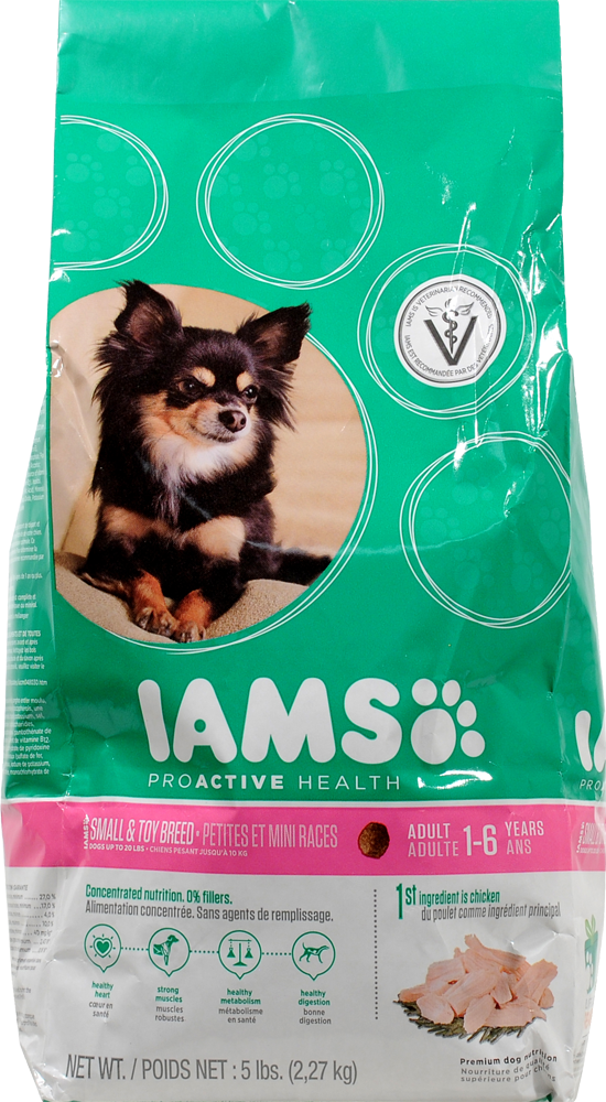 iams toy breed dog food