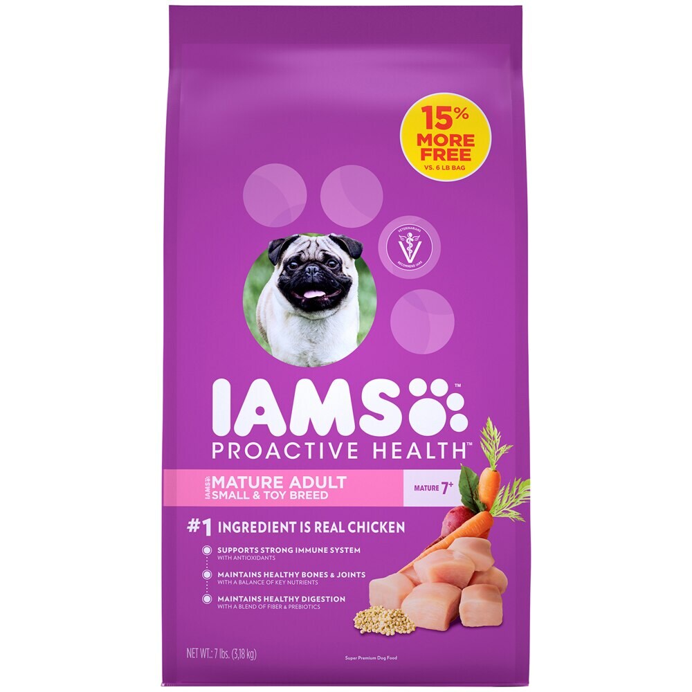 iams mature dog food