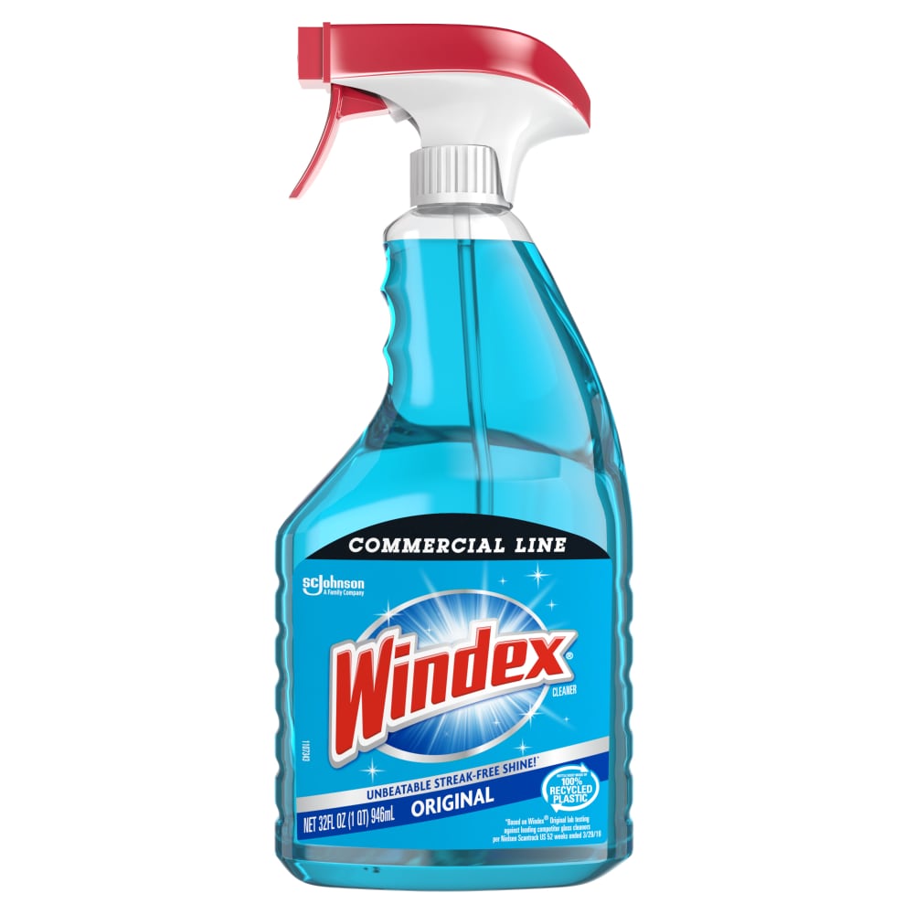 Windex Original No Scent Glass Cleaner 32 Oz.Liquid - Case of: 12