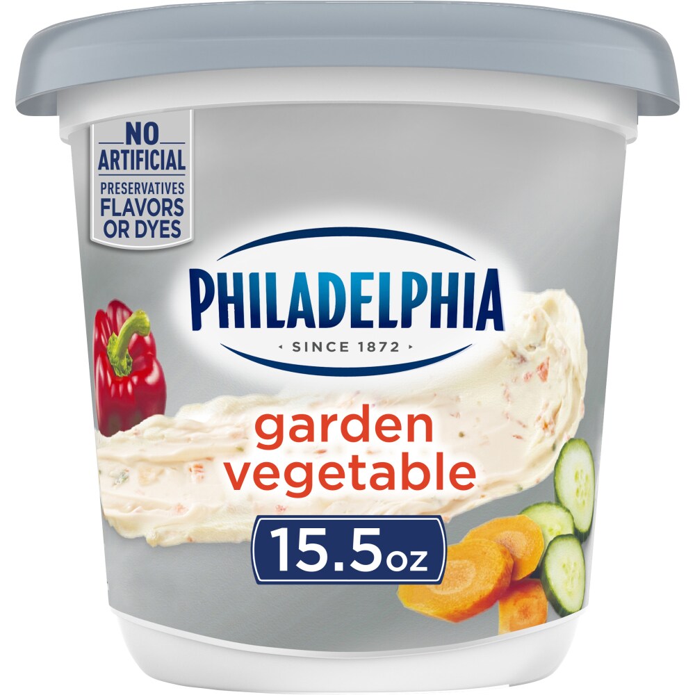 Mariano S Philadelphia Garden Vegetable Cream Cheese Spread 15 5 Oz