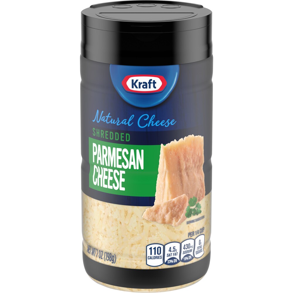Kraft Shredded Parmesan Cheese 7 Oz Gerbes Super Markets