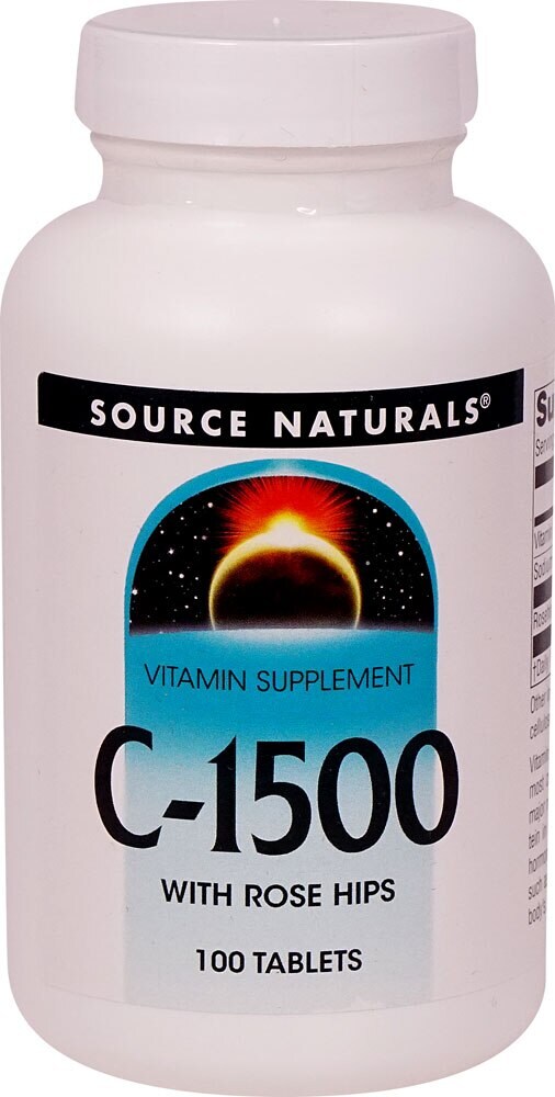 Source Naturals C 1500 With Rosehips Tablets 1500mg 100 Ct Food 4 Less