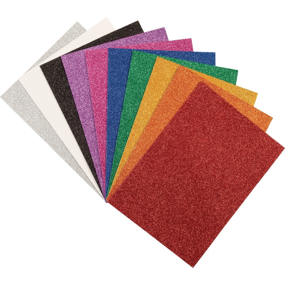 Creativity Street Wonderfoam Glitter Sheets - Art Project, Craft Project - 8.50