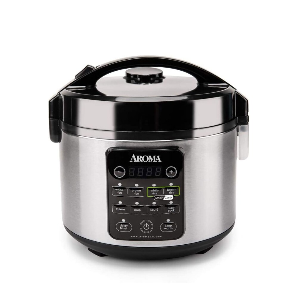 12-Cup Stainless Steel Smart Carb Rice Cooker 12-Cup Stainless Steel Smart Carb Rice Cooker