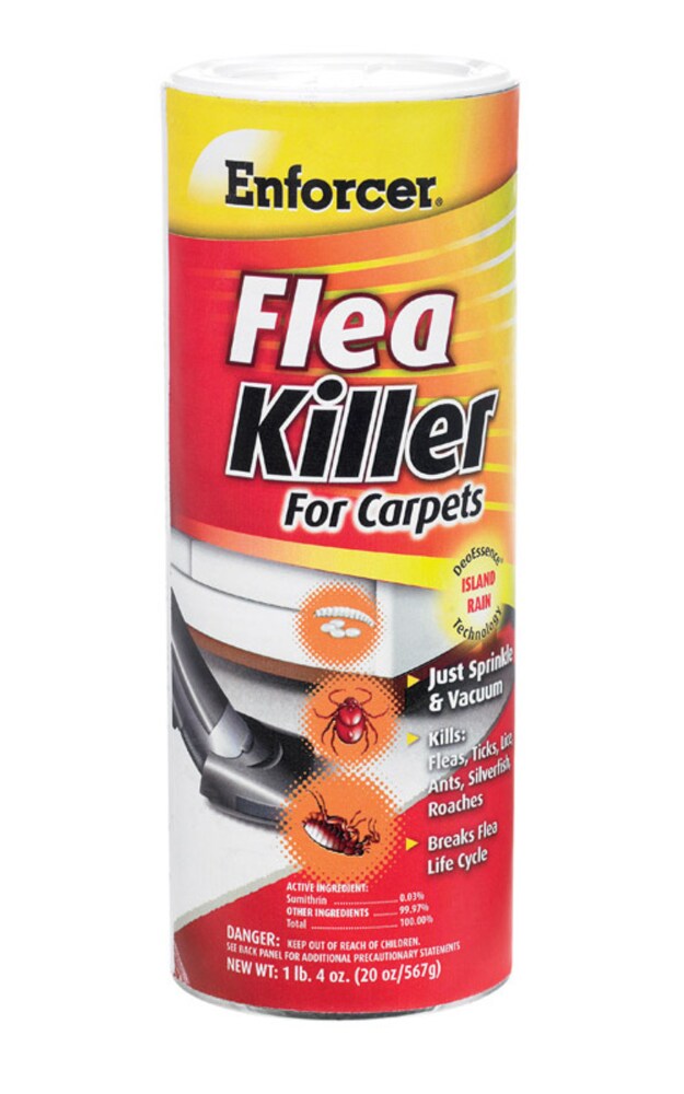 Enforcer Flea Killer for Carpets Powder Insect Killer 20 oz