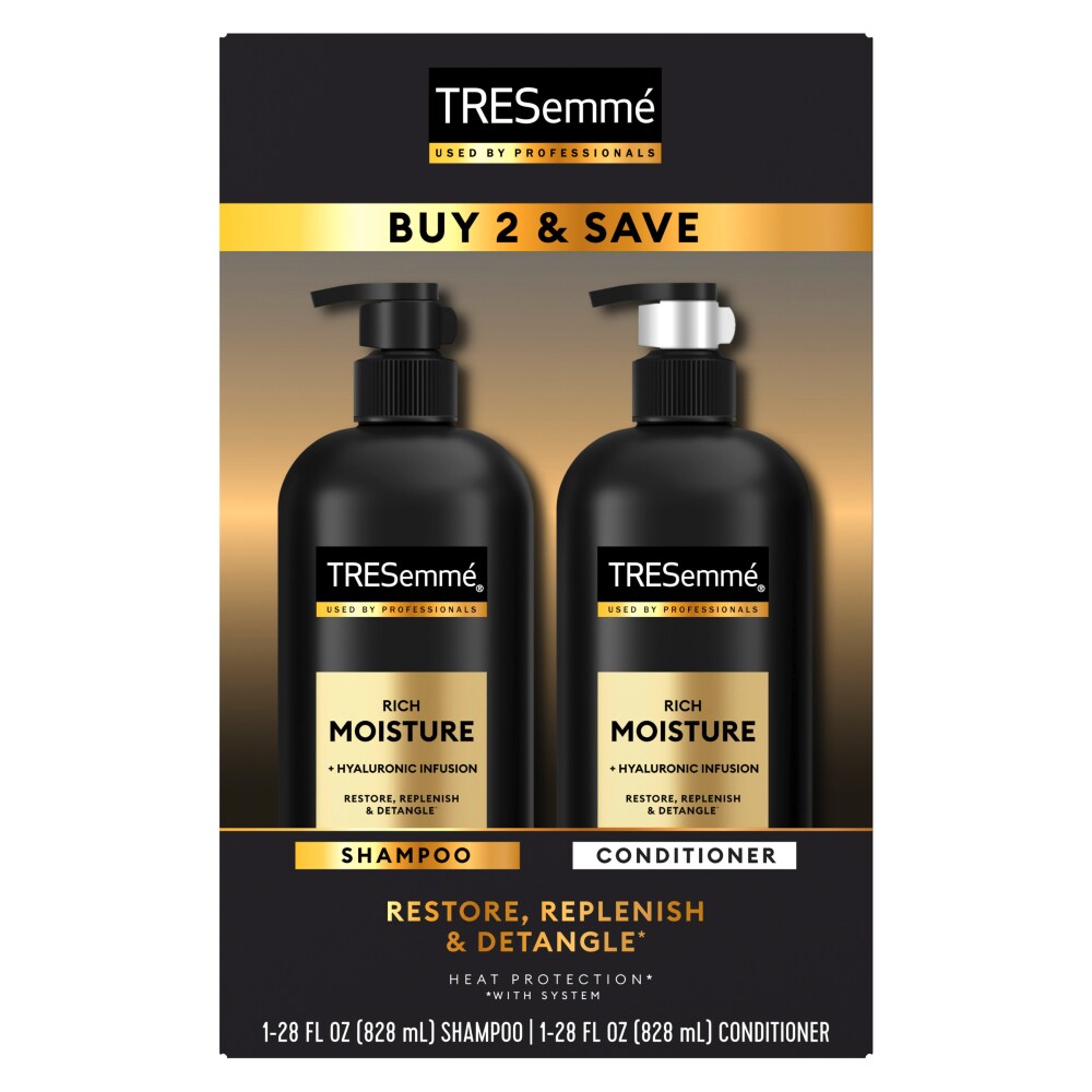 TRESemme Rich Moisture Rich Moisture Shampoo and Conditioner 2 ct 28 oz Pay Less Super Markets