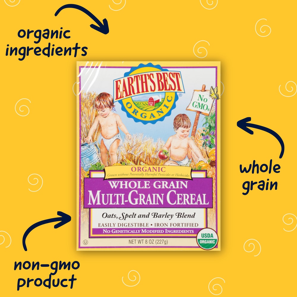 organic iron fortified baby cereal