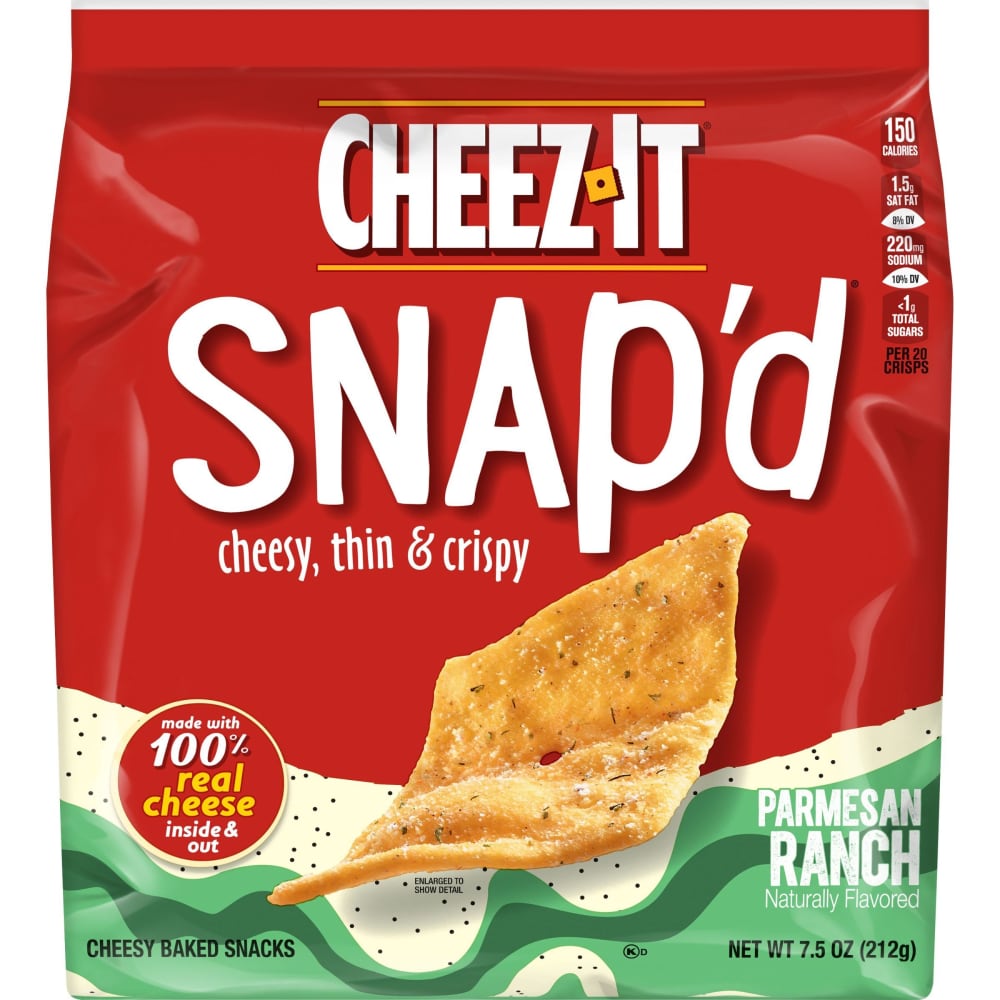 【初売り】 Snap'd Cheez-It® Parmesan oz 7.5 Chips, Cracker Cheese Ranch その他