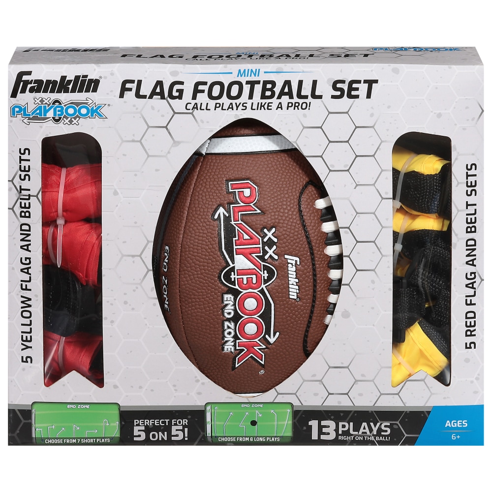 10 Player Mini Playbook Flag Football Set 10 Player Mini Playbook Flag Football Set