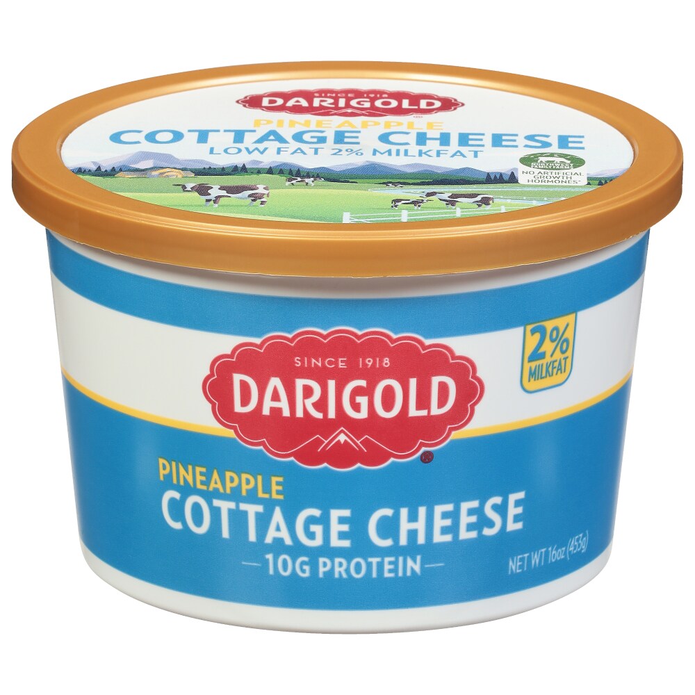 Qfc Darigold Pineapple Small Curd Cottage Cheese 16 Oz