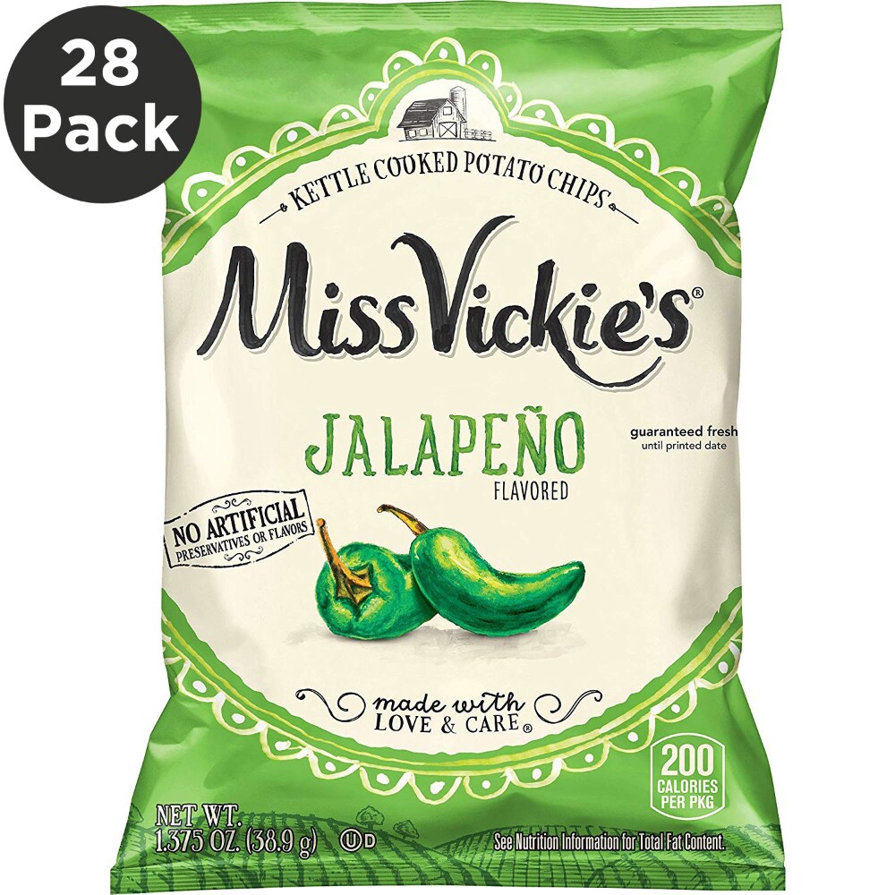 Ralphs Miss Vickie S Jalapeno Flavored Kettle Cooked Potato Chips 28 Count 28 Ct 1 375 Oz