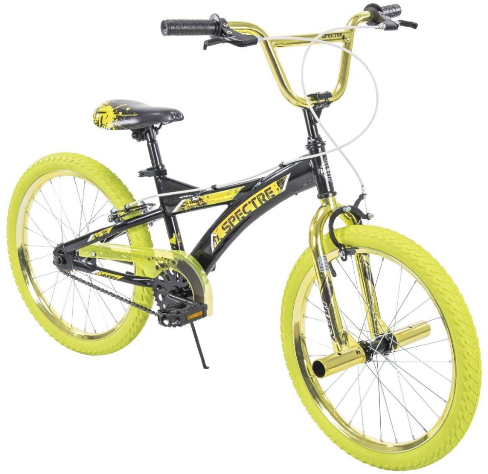 yellow and black bmx