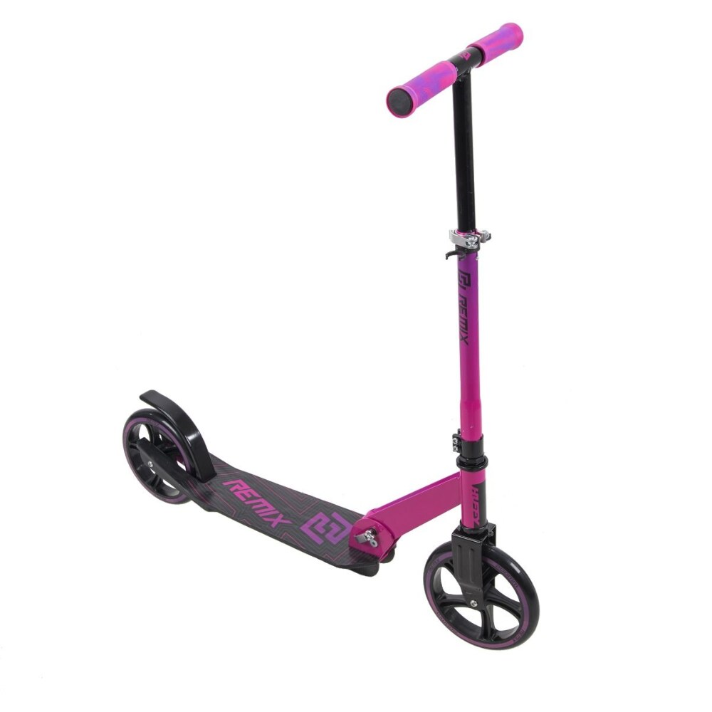 pink and purple scooter