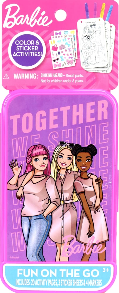 barbie sticker activity book
