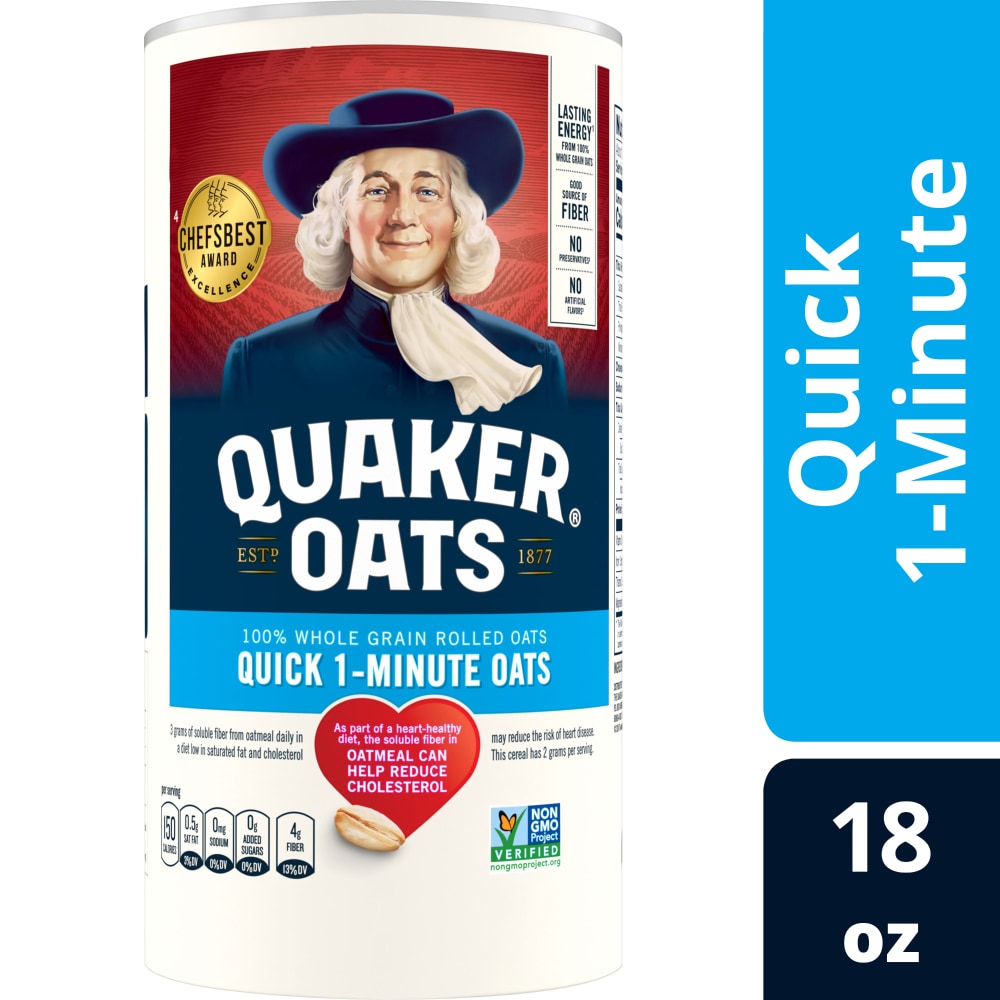 Quaker Oats 1 Minute Oatmeal 18 Oz Ralphs