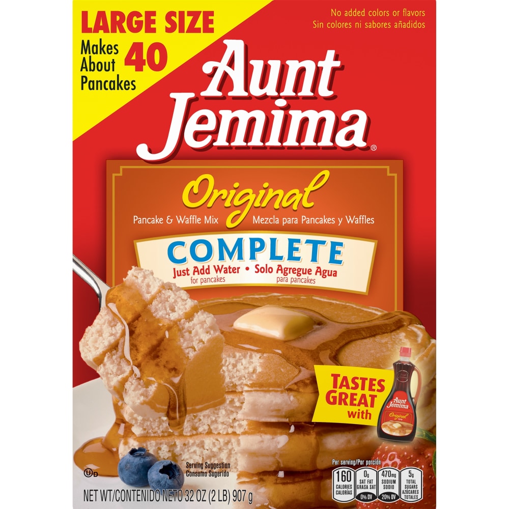 Mariano S Aunt Jemima Original Complete Pancake Waffle Mix 32 Oz