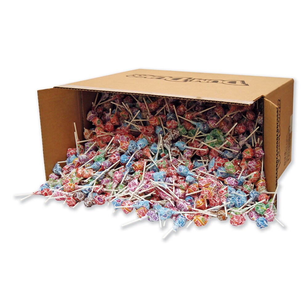 Dum-Dum-Pops, Assorted Flavors, Individually Wrapped, Bulk 30 lb Carton Dum-Dum-Pops, Assorted Flavors, Individually Wrapped, Bulk 30 lb Carton