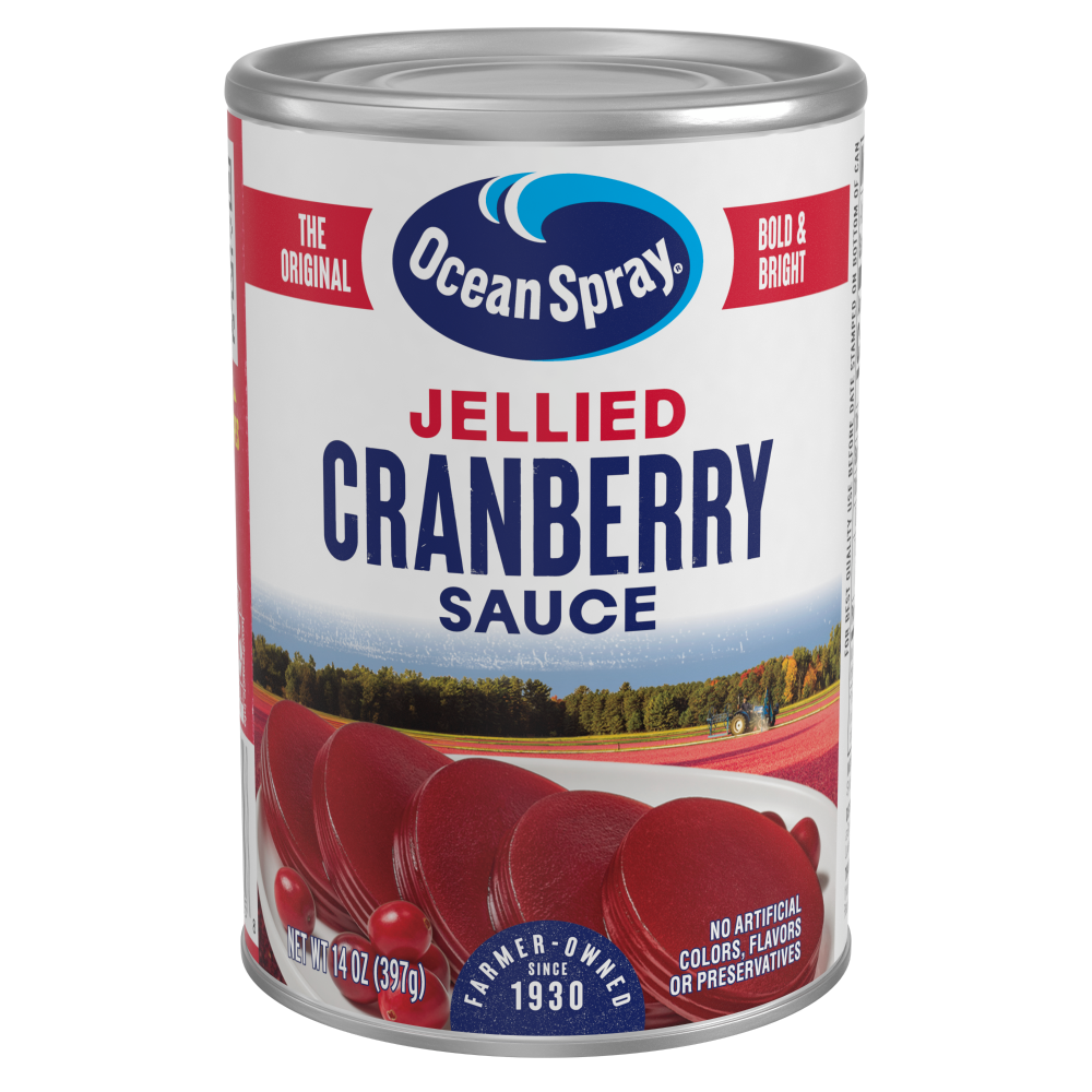 Jellied Cranberry Sauce - Canned or Refrigerated