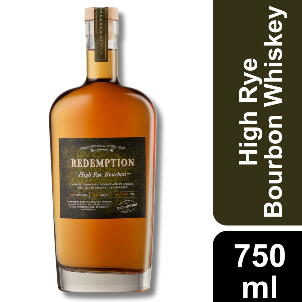 Redemption High Rye Bourbon Whiskey 750 Ml Mariano S