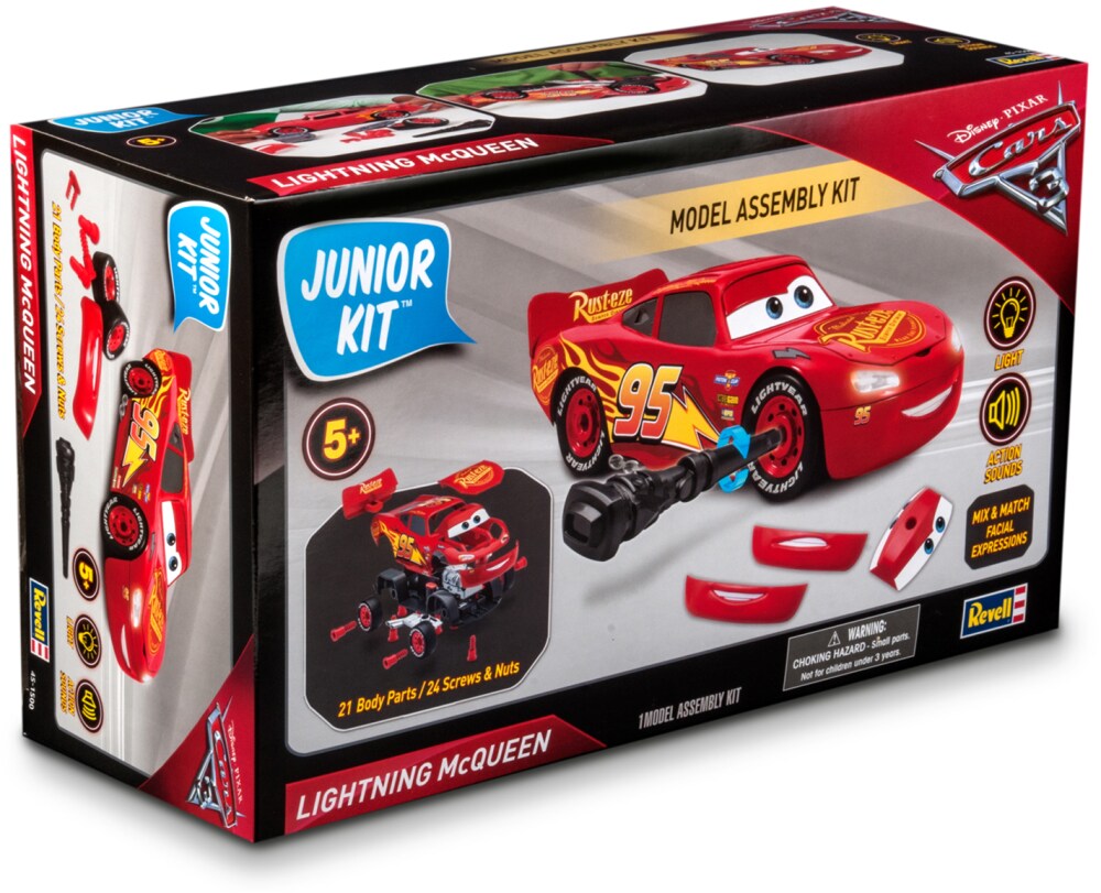 revell junior kit lightning mcqueen