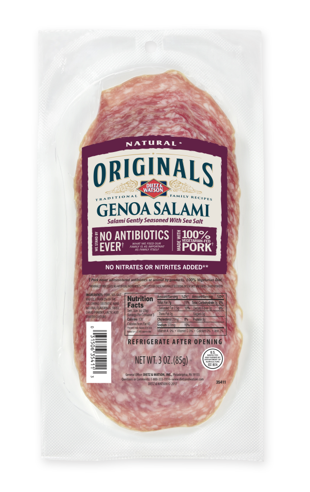 Mariano S Dietz Watson Genoa Salami 3 Oz