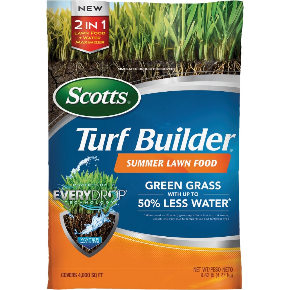 Scotts Turf Builder Summer Lawn Fertilizer For All Grasses 4000 sq ft