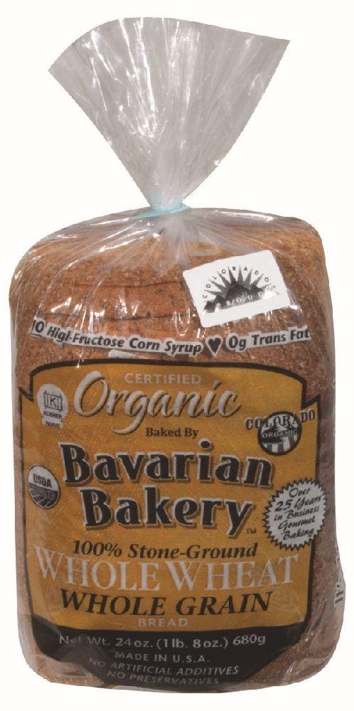 King Soopers Bavarian Bakery Organic Stone Whole Wheat Bread 24 Oz