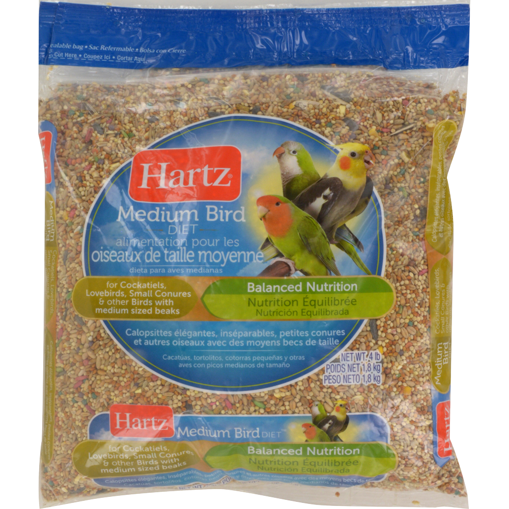 hartz parrot food