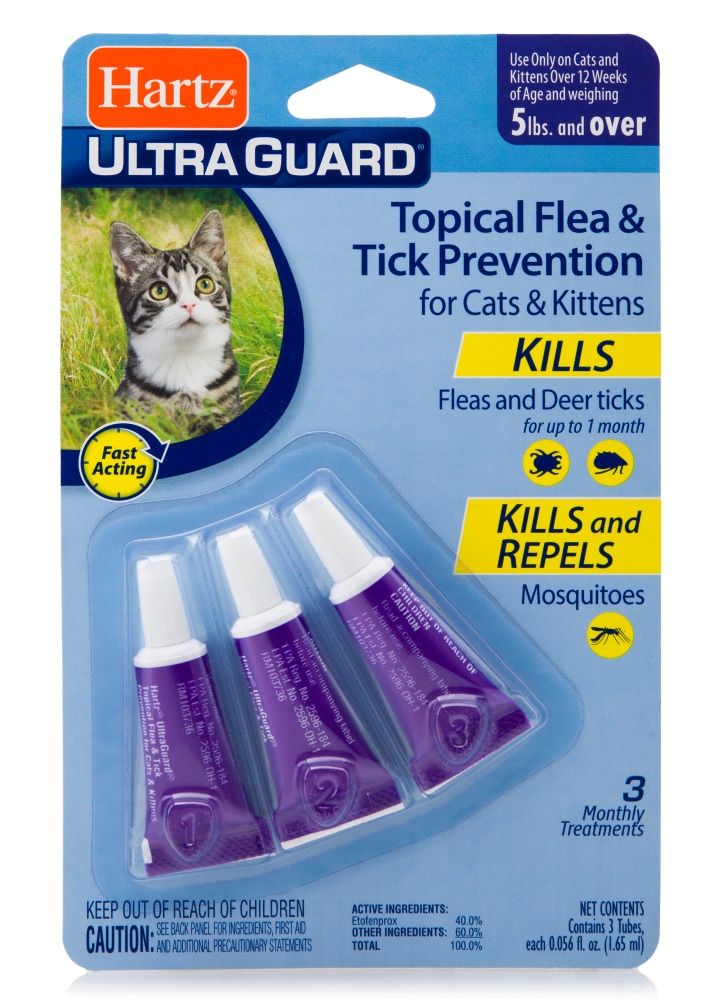 hartz flea drops for cats