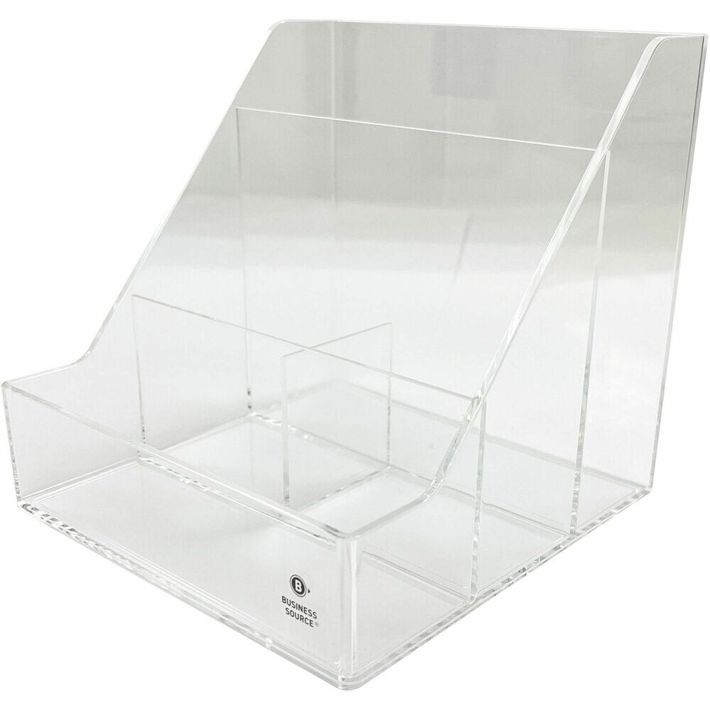 Business Source 4-Compartment Desktop Organizer - 4 Compartment(s) - 5.5 Business Source 4-Compartment Desktop Organizer - 4 Compartment(s) - 5.5