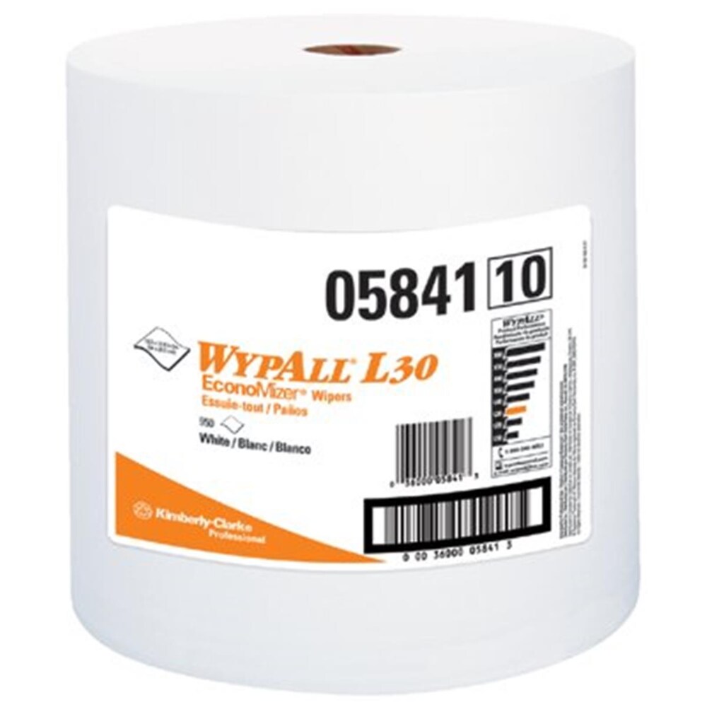 L30 Towels, 11 x 10.4, White, 70 Sheets/Roll
