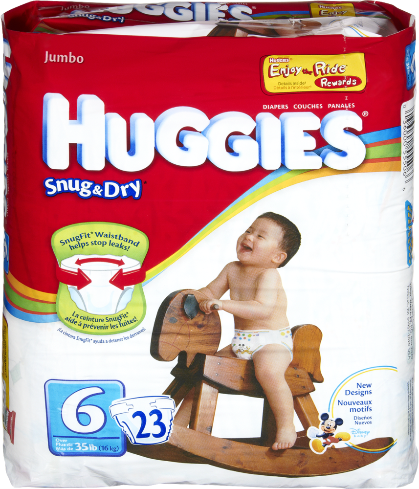 size 6 huggies snug and dry