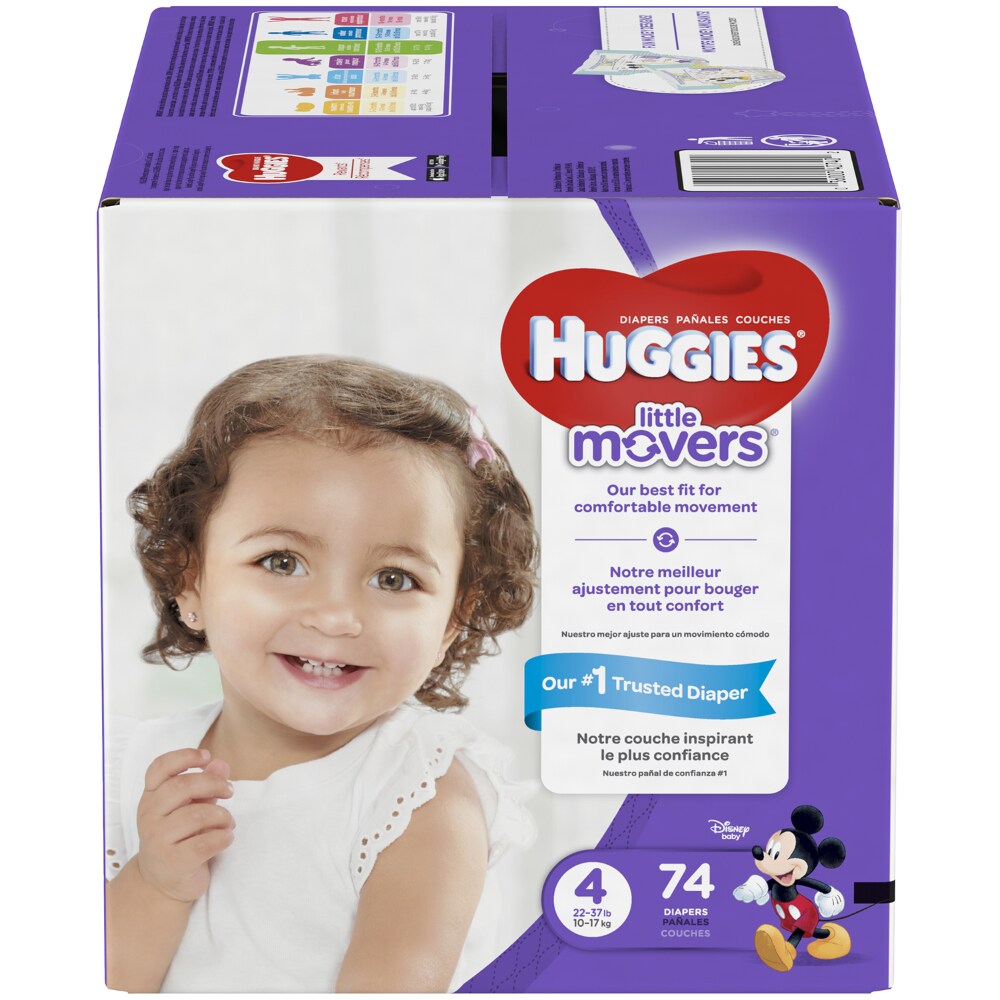 huggies little movers size 4
