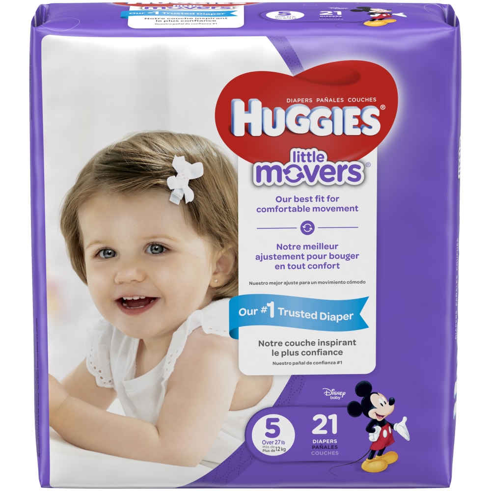 huggies little movers plus size 5
